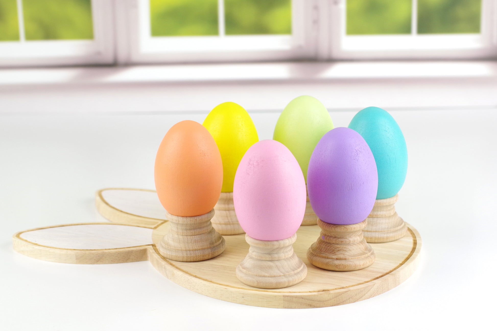 Montessori wooden egg and cup puzzle - Wonder's Journey