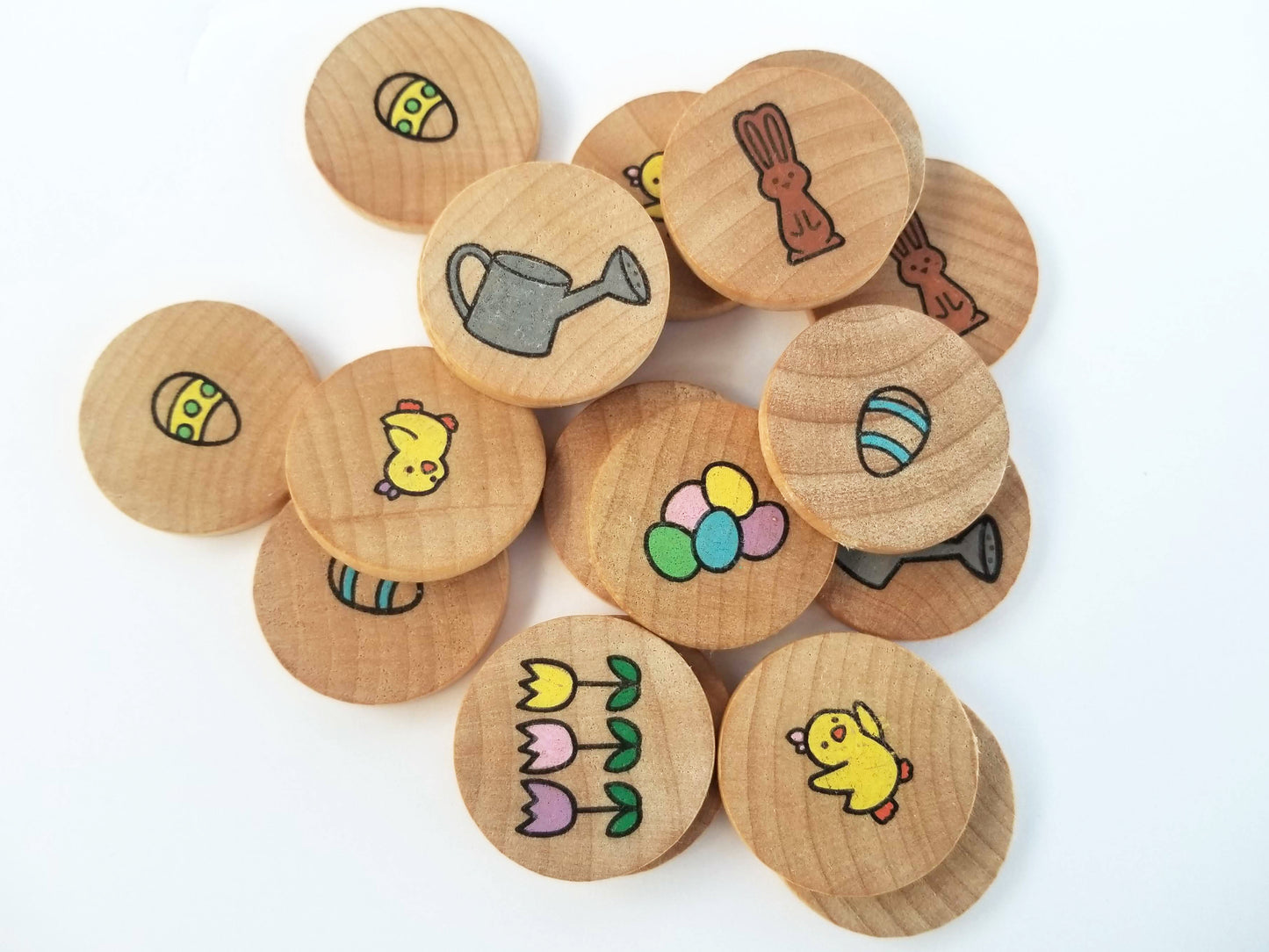 Easter wooden matching game - Wonder's Journey