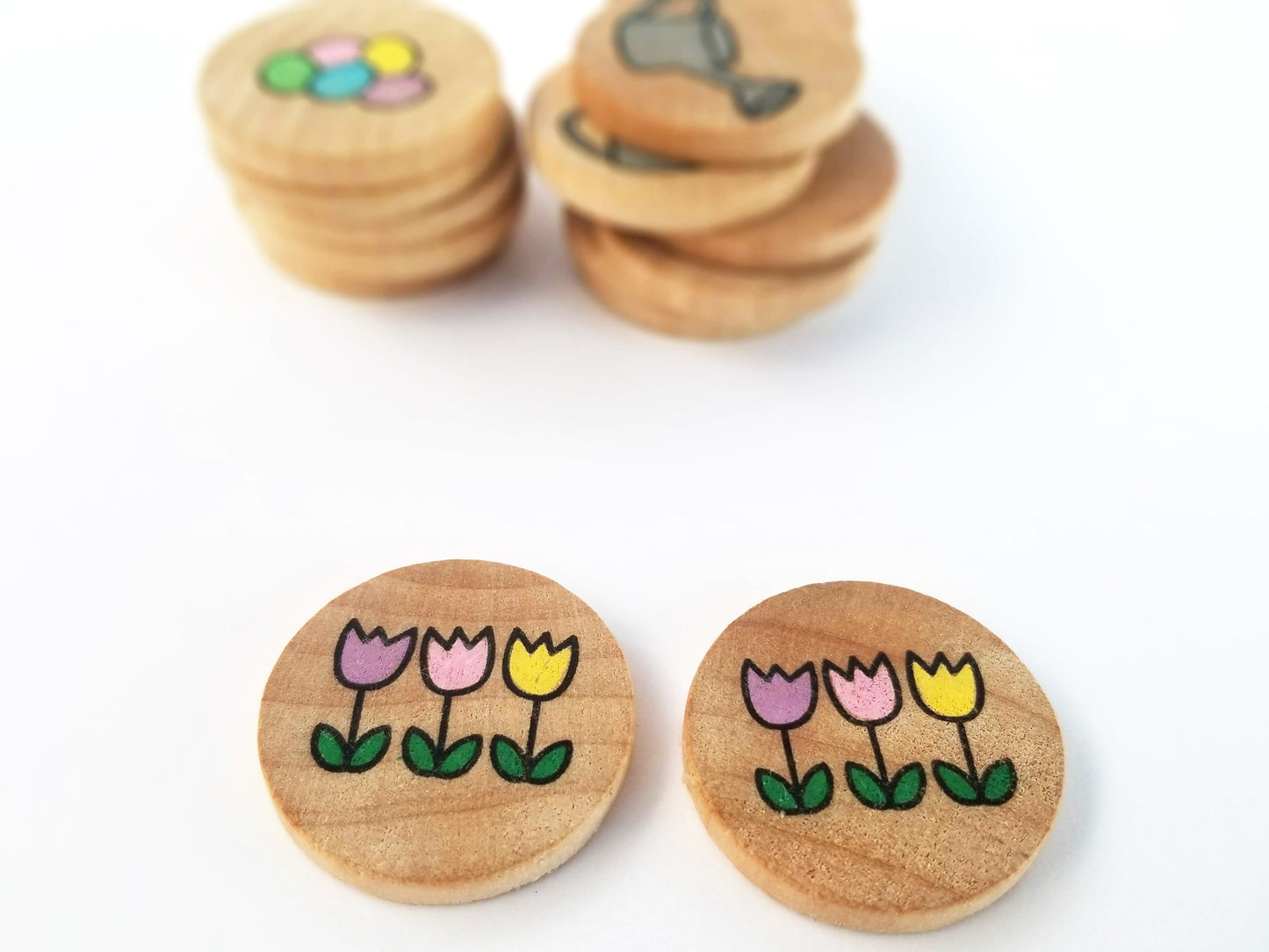Easter wooden matching game - Wonder's Journey