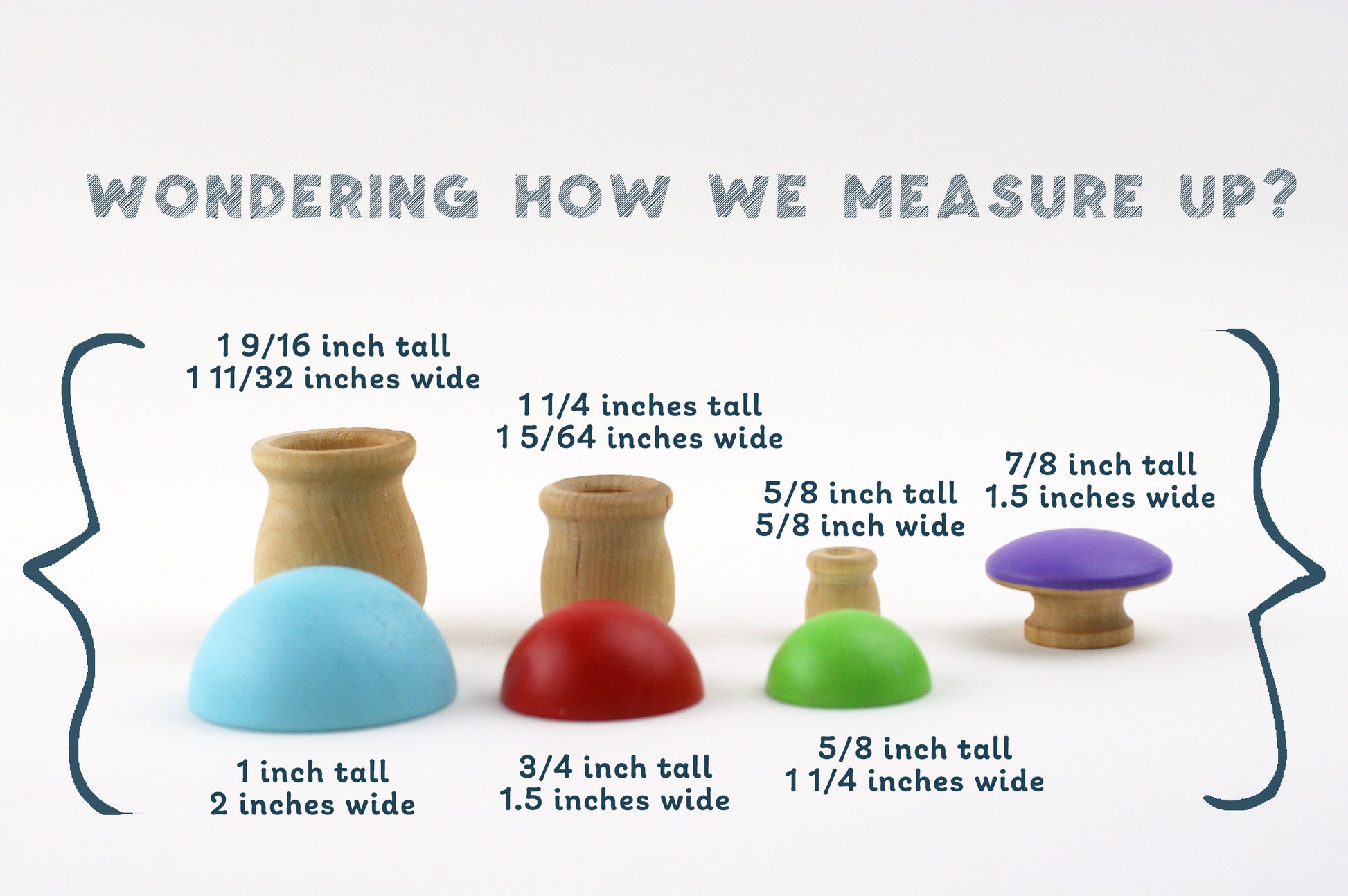 Wooden Waldorf Mushroom set - Wonder's Journey