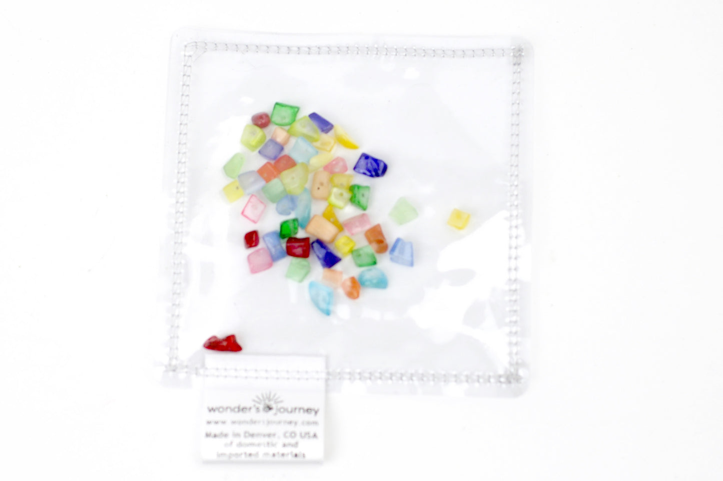 Set of Four Clear Sensory Pouches- set E - Wonder's Journey