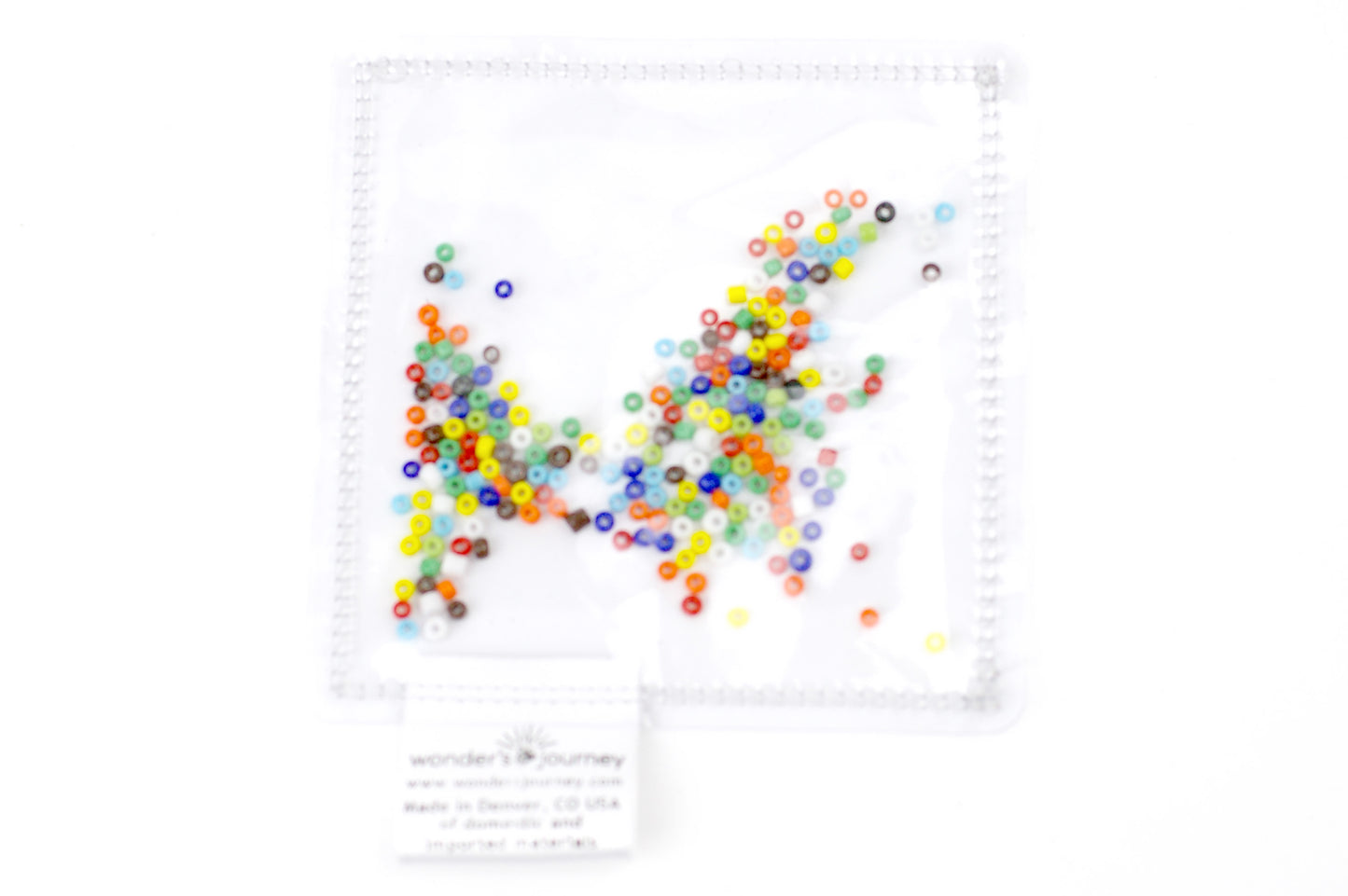 Set of Four Clear Sensory Pouches- set E - Wonder's Journey