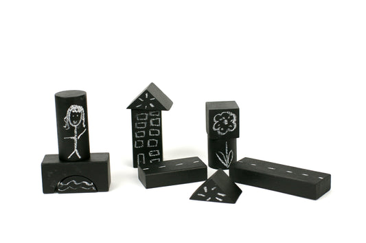 Chalkboard blocks - Wonder's Journey