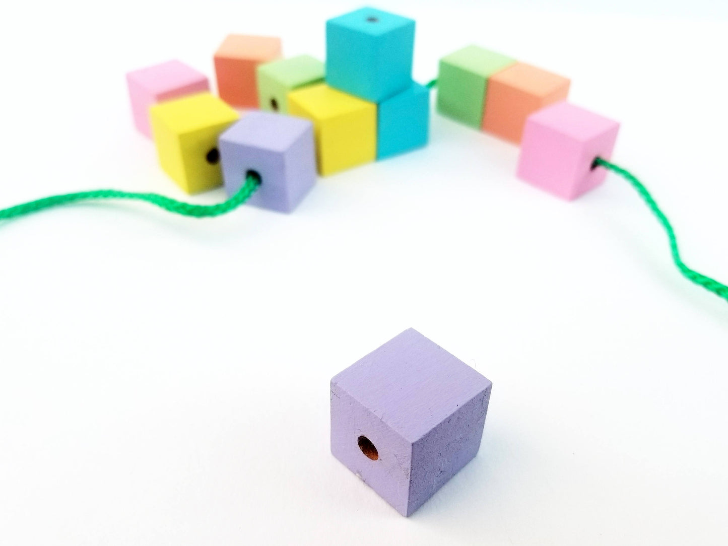 Small pastel lacing beads - Wonder's Journey