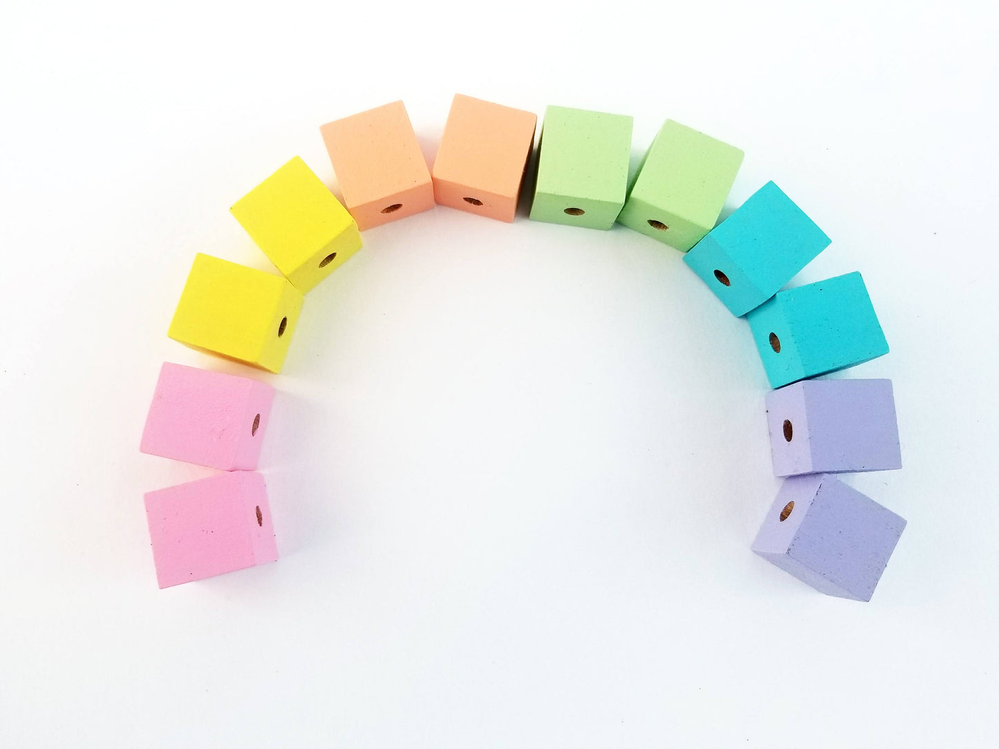 Small pastel lacing beads - Wonder's Journey