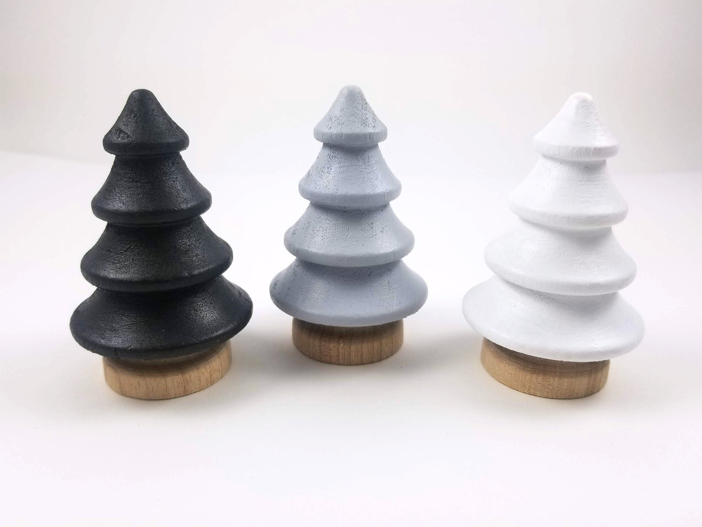 Painted wooden trees - Wonder's Journey