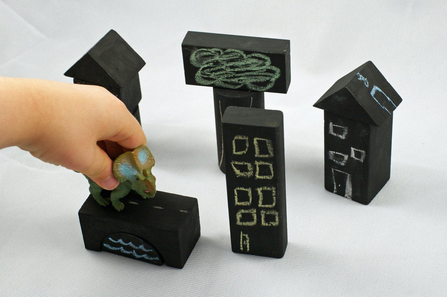Chalkboard blocks - Wonder's Journey