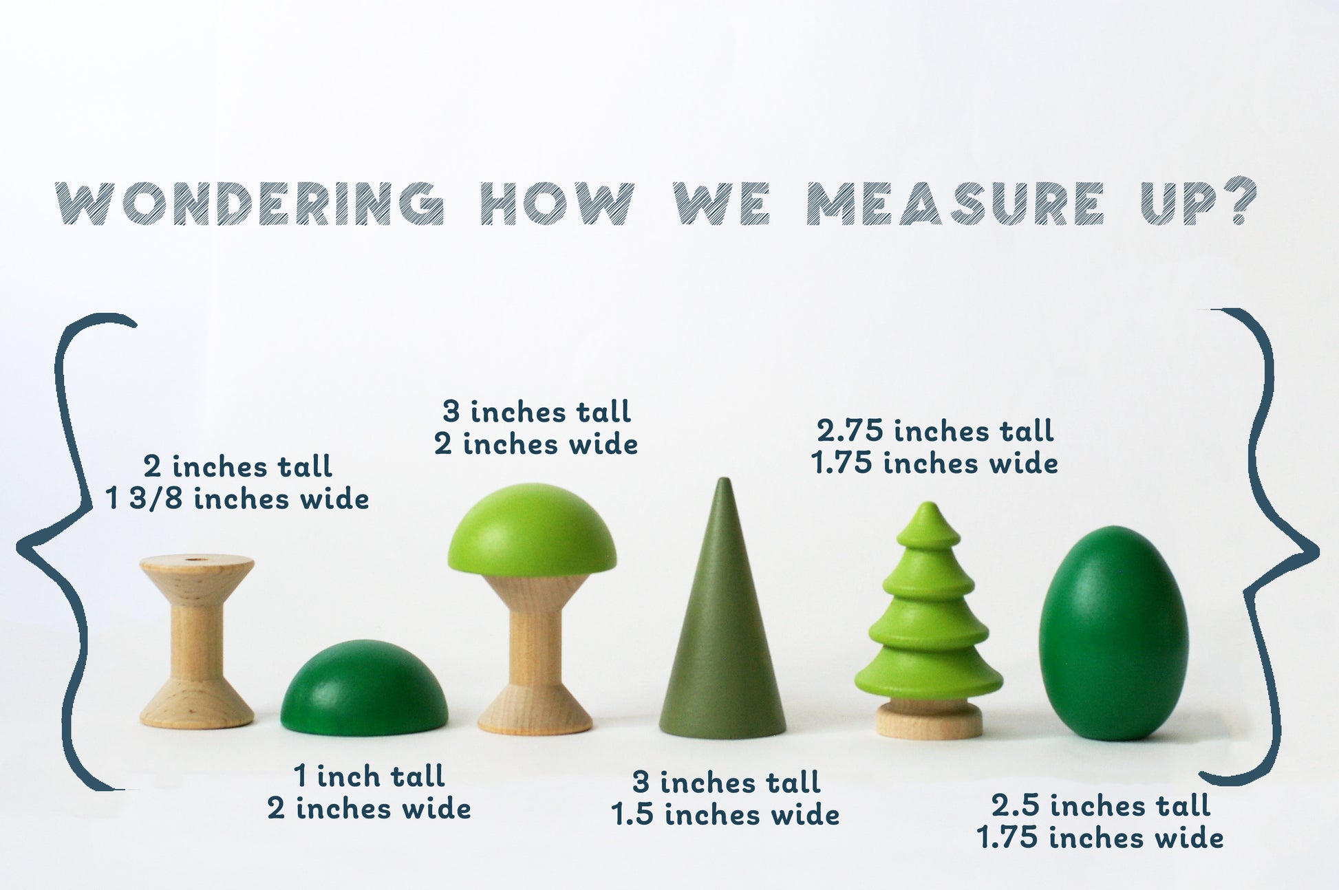 Wooden Waldorf Tree set - Wonder's Journey