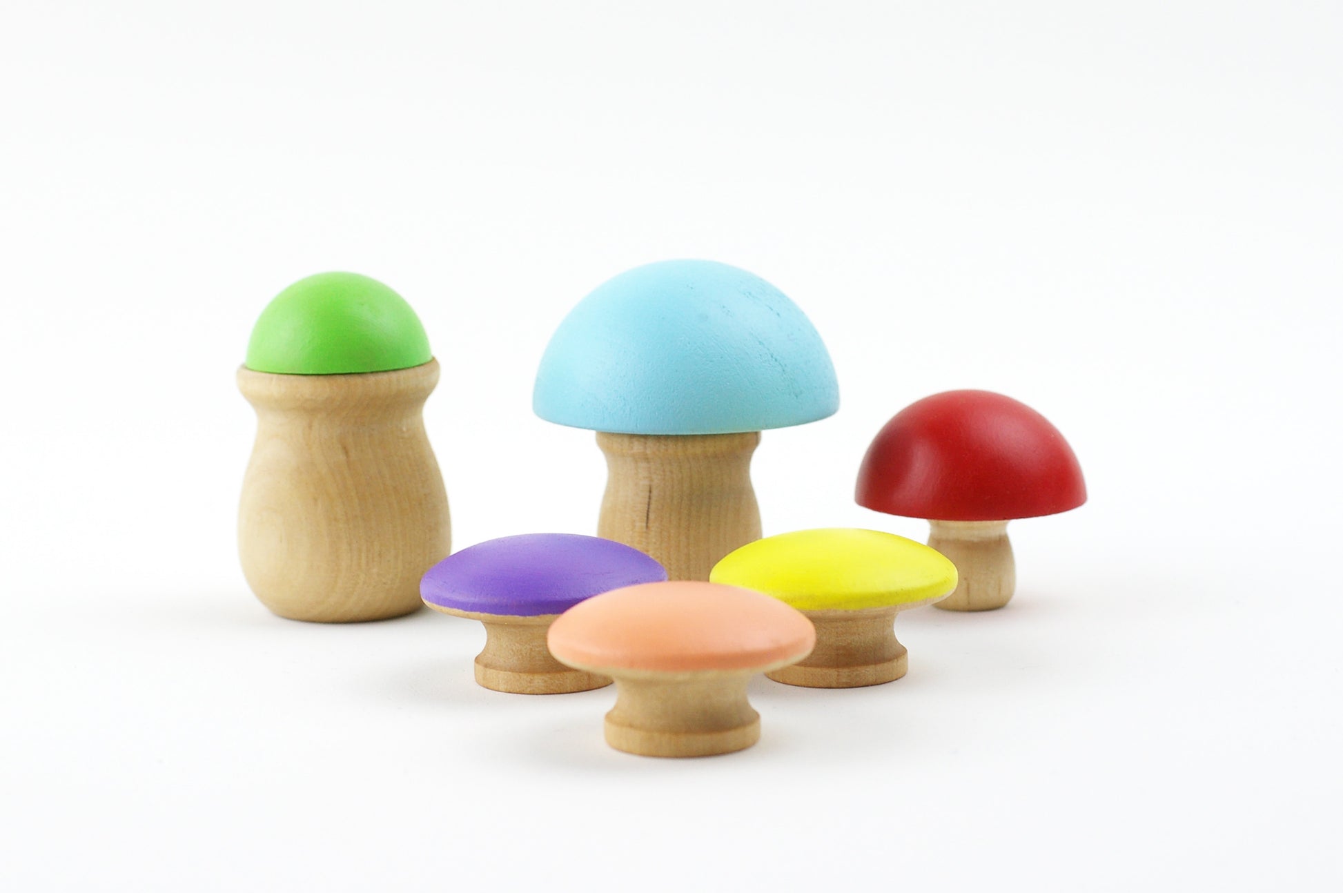 Wooden Waldorf Mushroom set - Wonder's Journey