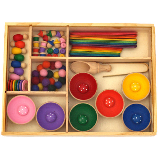 Rainbow Loose Parts Tray - Wonder's Journey