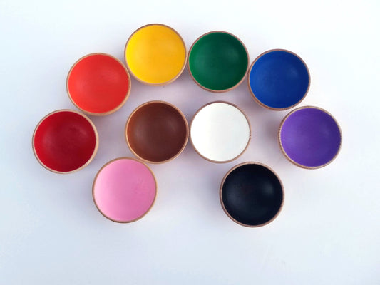 Rainbow sorting bowls - Wonder's Journey
