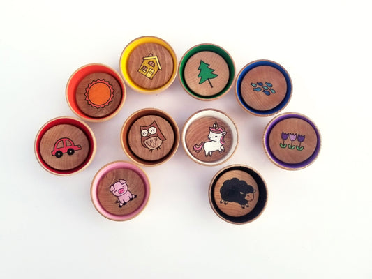 Rainbow sorting bowls - Wonder's Journey