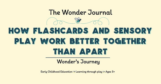 How Flashcards and Sensory Play Work Better Together Than Apart