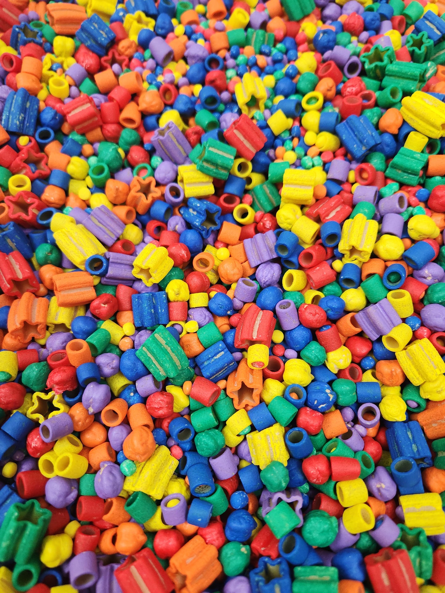 Chunky rainbow sensory bin filler - Wonder's Journey