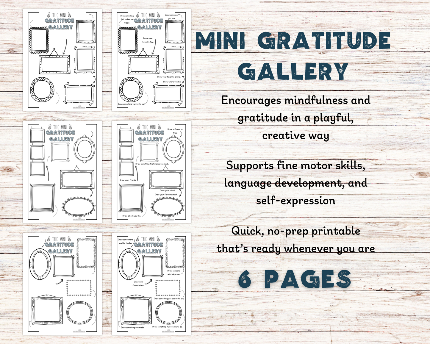 Mini Gratitude Gallery Digital Download