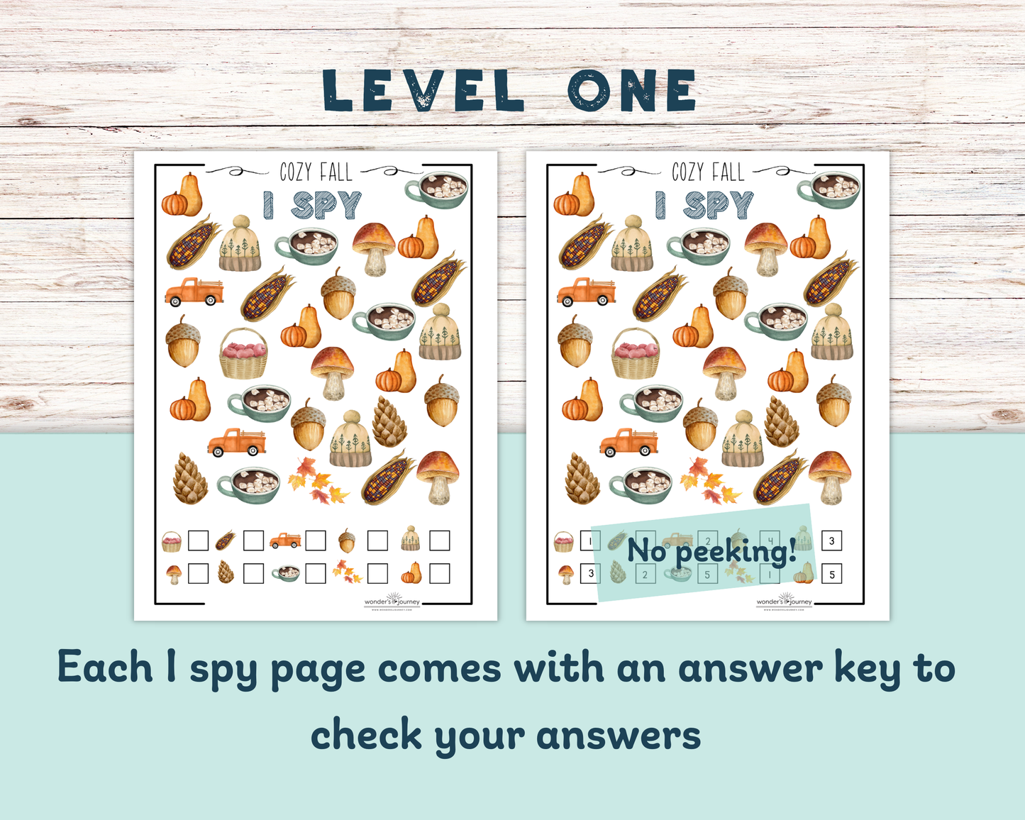 Cozy Fall I spy Digital Download