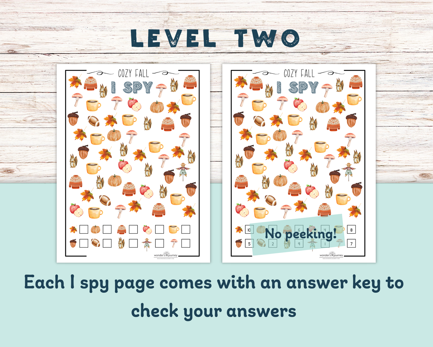 Cozy Fall I spy Digital Download