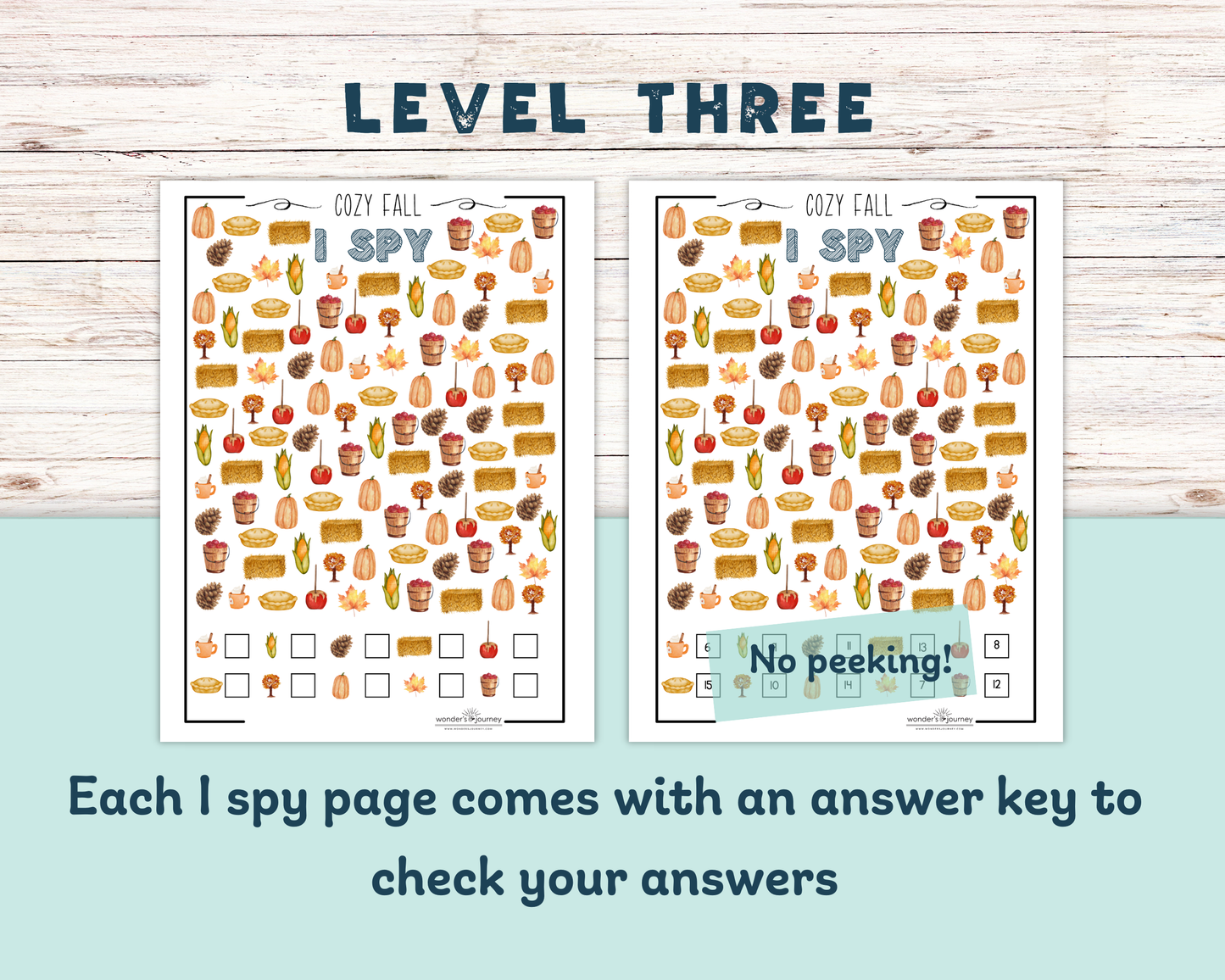 Cozy Fall I spy Digital Download