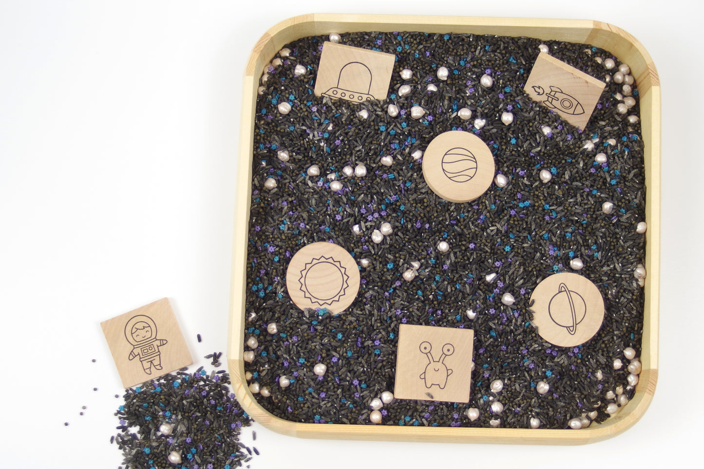 Space Sensory Bin Filler - Wonder's Journey