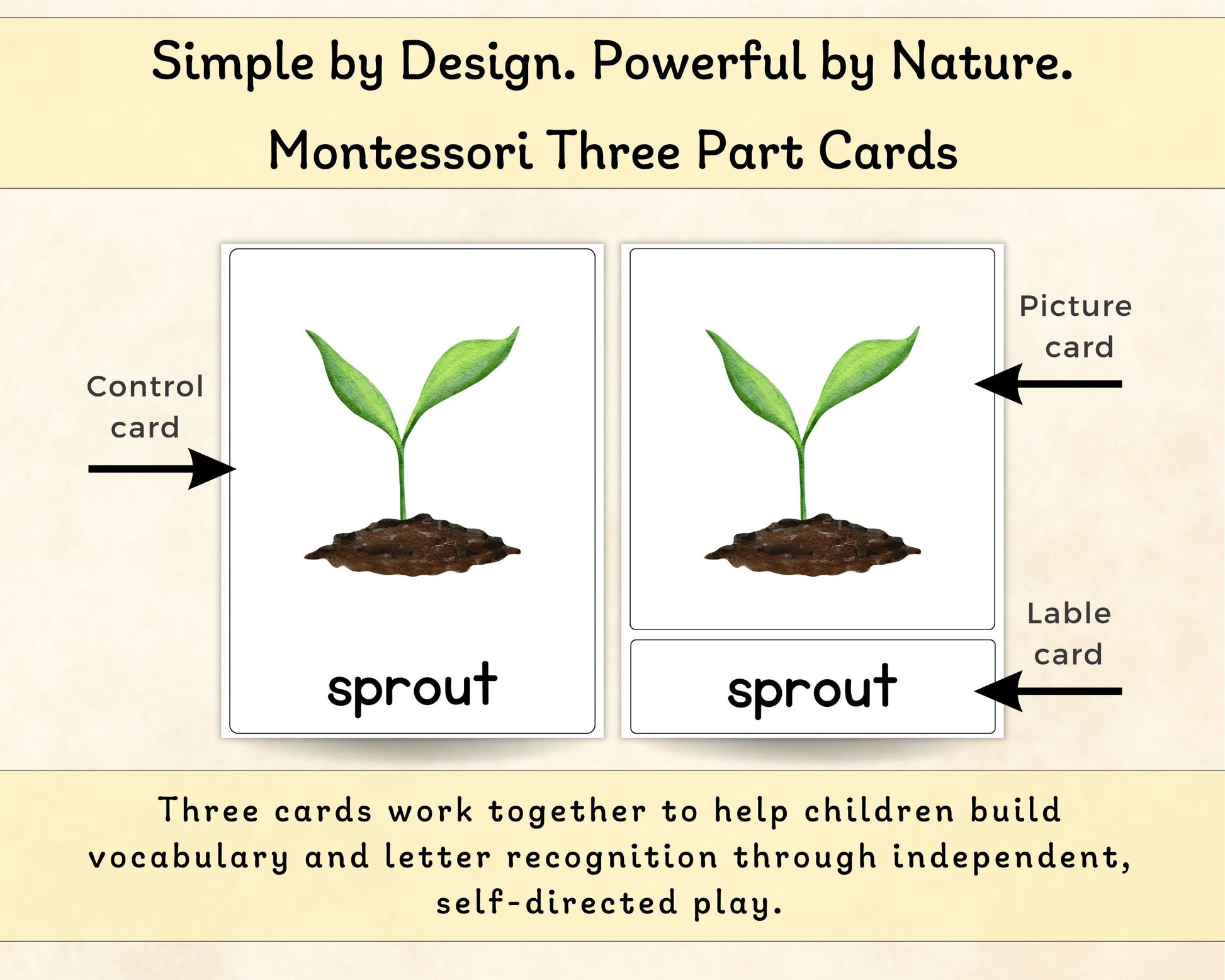 Spring Alphabet Three-Part Cards - Wonder's Journey