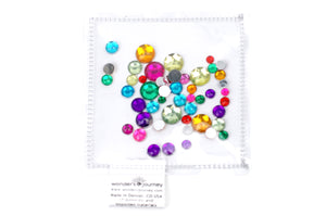 Clear sensory pouch with gems - Wonder's Journey