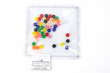Load image into Gallery viewer, Clear sensory pouch with mini pony beads - Wonder&#39;s Journey
