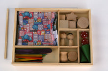 Load image into Gallery viewer, Beginner loose parts divided tray with lid - Wonder&#39;s Journey
