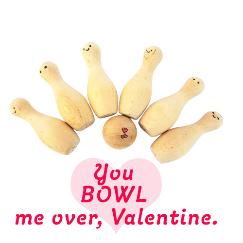 Valentine's Day bowling set - Wonder's Journey