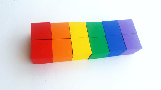 Toddler stacking blocks - Wonder's Journey