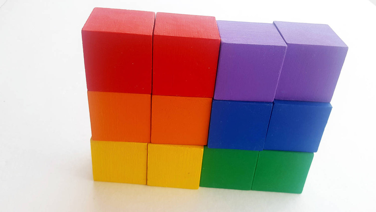 Toddler stacking blocks - Wonder's Journey