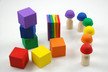 Load image into Gallery viewer, Rainbow building blocks - Wonder&#39;s Journey
