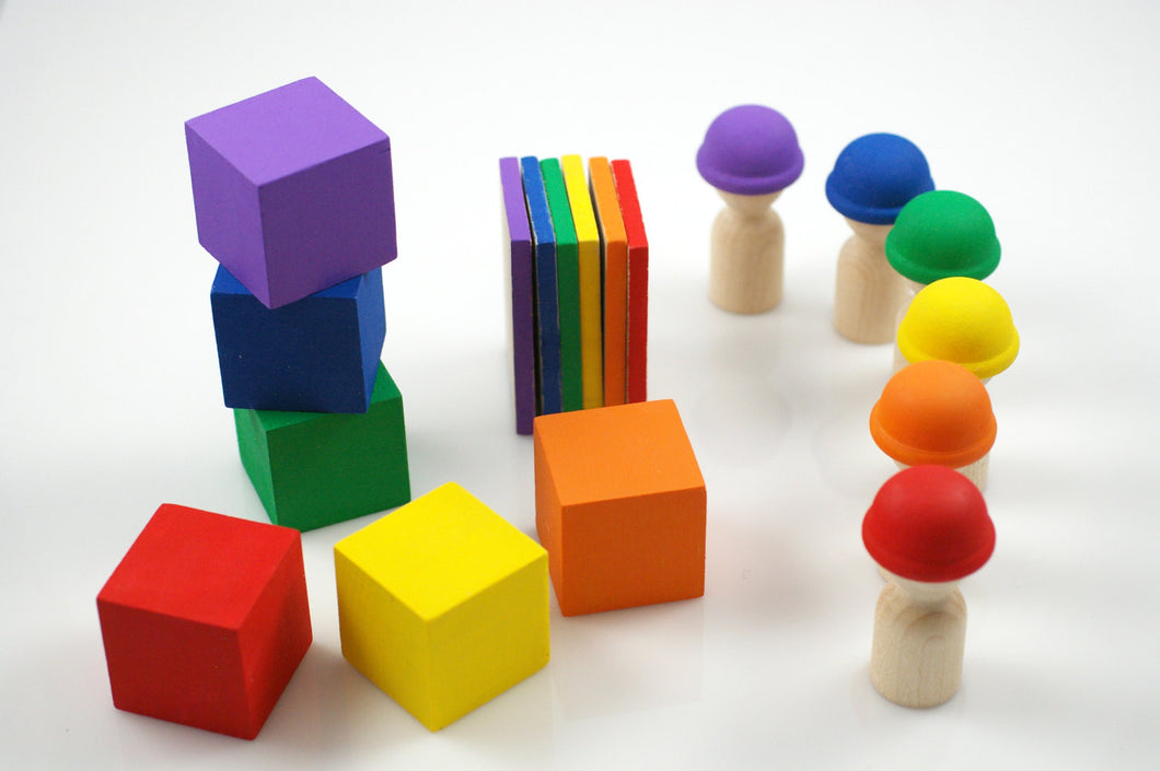 Rainbow building blocks - Wonder's Journey