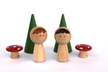 Load image into Gallery viewer, Beginner loose parts divided tray with lid - Wonder&#39;s Journey
