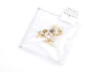 Load image into Gallery viewer, Clear sensory pouch with mini seashells - Wonder&#39;s Journey
