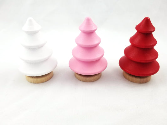 Valentine's Day wooden trees - Wonder's Journey