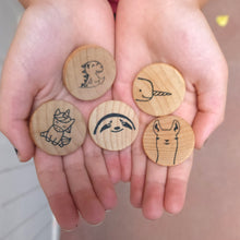 Load image into Gallery viewer, Wonder Friends- Wooden pocket pals for back to school - Wonder&#39;s Journey
